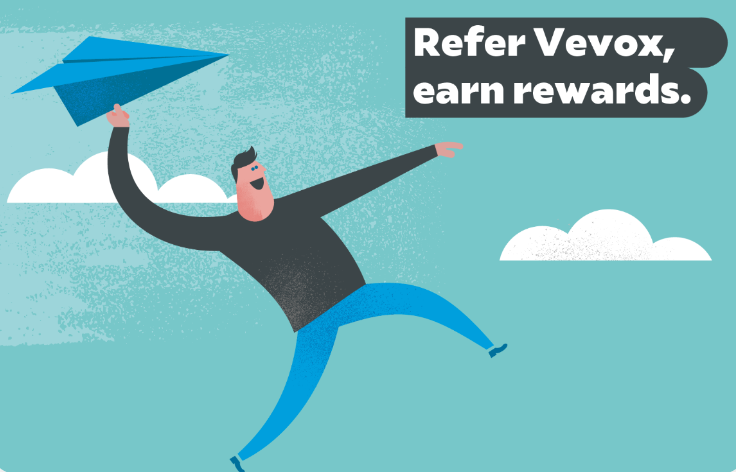 Refer a friend to Vevox (and BOTH get rewards!) 